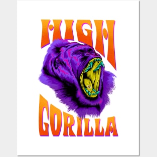 HIGH GORILLA Posters and Art